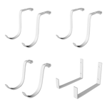 MonsterRAX 8-Hook Accessory Package (White)-MR-ACCPKG1-W-Garage Giant 