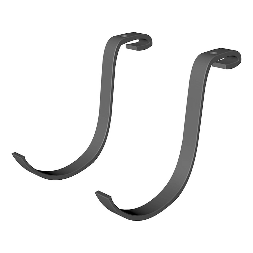 MonsterRAX Rail Hooks (Hammertone)-MR-RHookSet2-H-Garage Giant