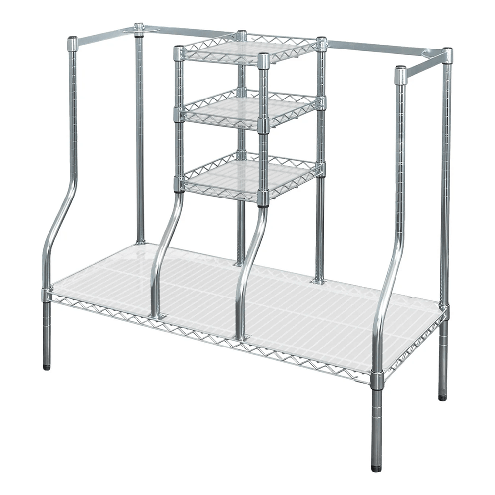 MonsterRAX Golf Bag Organizer Rack (Zinc)-MR-STDGOLF-Garage Giant