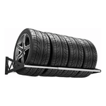 MonsterRAX Wall Mounted Tire Rack-MR-TR2710-BK-Garage Giant 
