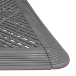MonsterRAX Interlocking Grey Garage Floor Tiles Edge and Corner Kit (Female - Looped)-MR-GF-FEMALE-16G-Garage Giant 