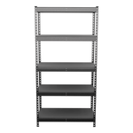 MonsterRAX 18" x 36" x 72" Modular Garage Shelving (Hammertone)-MR-GS-361872-5BH-Garage Giant 