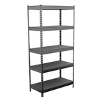 MonsterRAX 18" x 36" x 72" Modular Garage Shelving (Hammertone)-MR-GS-361872-5BH-Garage Giant 