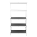 MonsterRAX 18" x 36" x 72" Modular Garage Shelving (White)-MR-GS-361872-5BW-Garage Giant 