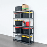 MonsterRAX 18" x 48" x 72" Modular Garage Shelving (Hammertone)-MR-GS-481872-5BH-Garage Giant 