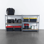 MonsterRAX 18" x 36" x 72" Garage Shelving (Hammertone)-MRLDGS-361872-5TH-Garage Giant 