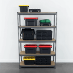 MonsterRAX 18" x 48" x 72" Garage Shelving (Hammertone)-MRLDGS-481872-5TH-Garage Giant 