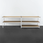 MonsterRAX 18" x 60" x 72" Garage Shelving (White)-MRLDGS-601872-5TW-Garage Giant 