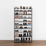 MonsterRAX 10-Tier Shoe Rack-MR-WS-143668-B10-Garage Giant 