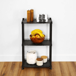 MonsterRAX 10" x 18" x 30" 3-Tier Wire Rack-MR-WS-181030-B3L-Garage Giant 