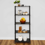 MonsterRAX 14" x 24" x 60" 5-Tier Wire Rack-MR-WS-241460-B5L-Garage Giant 