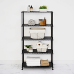 MonsterRAX 14" x 30" x 60" 5-Tier Wire Rack-MR-WS-301460-B5L-Garage Giant 