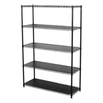 MonsterRAX 18" x 48" x 72" 5-Tier Wire Rack-MR-WS-481872-B5L-Garage Giant 