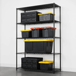 MonsterRAX 18" x 48" x 72" 5-Tier Wire Rack-MR-WS-481872-B5L-Garage Giant 