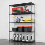 MonsterRAX 18" x 48" x 72" 5-Tier Wire Rack-MR-WS-481872-B5L-Garage Giant 