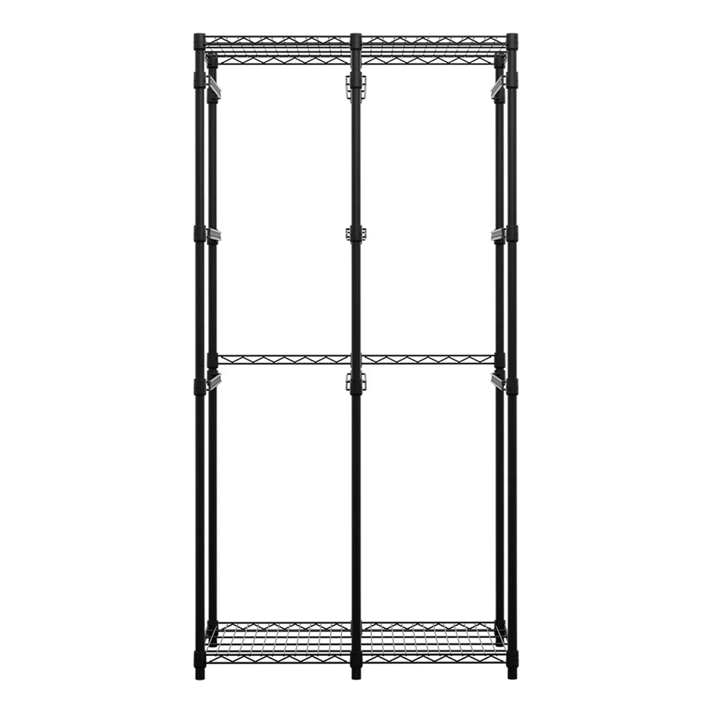 MonsterRAX 12 Gallon Storage Bin Rack (Black)-MR-WS-BR12-B5-Garage Giant