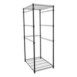 MonsterRAX Storage Bin Rack (Black)-MR-WS-BR27-B5-Garage Giant 