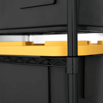 MonsterRAX Storage Bin Rack (Black)-MR-WS-BR27-B5-Garage Giant 