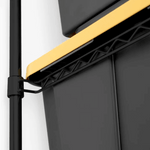 MonsterRAX Storage Bin Rack (Black)-MR-WS-BR27-B5-Garage Giant 