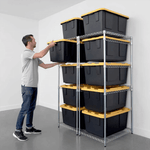 MonsterRAX Storage Bin Rack (Zinc)-MR-WS-BR27-Z5-Garage Giant 