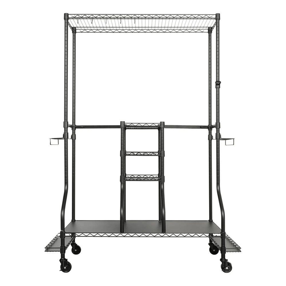 MonsterRAX Deluxe Golf Equipment Organizer Rack (Black)-MR-WS-DLXGOLF-B-Garage Giant