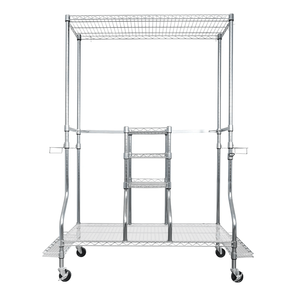 MonsterRAX Deluxe Golf Equipment Organizer Rack (Zinc)-MR-WS-DLXGOLF-Z-Garage Giant