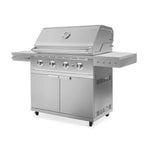 Newage Products Outdoor Kitchen Stainless Steel 2-Piece Grill Cart with Performance Grill-67109-36-Natural Gas (NG)-Garage Giant 
