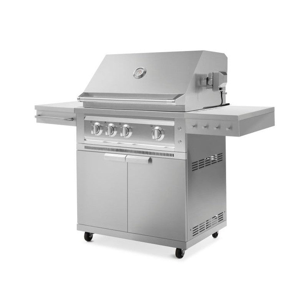 NewAge Products Outdoor Kitchen Grill Cart with Grill