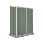 Absco EZI Slider 5' x 3' Metal Storage Shed - Pale Eucalypt 