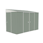 Absco Durango 10' x 5' Metal Bike Shed - Pale Eucalypt