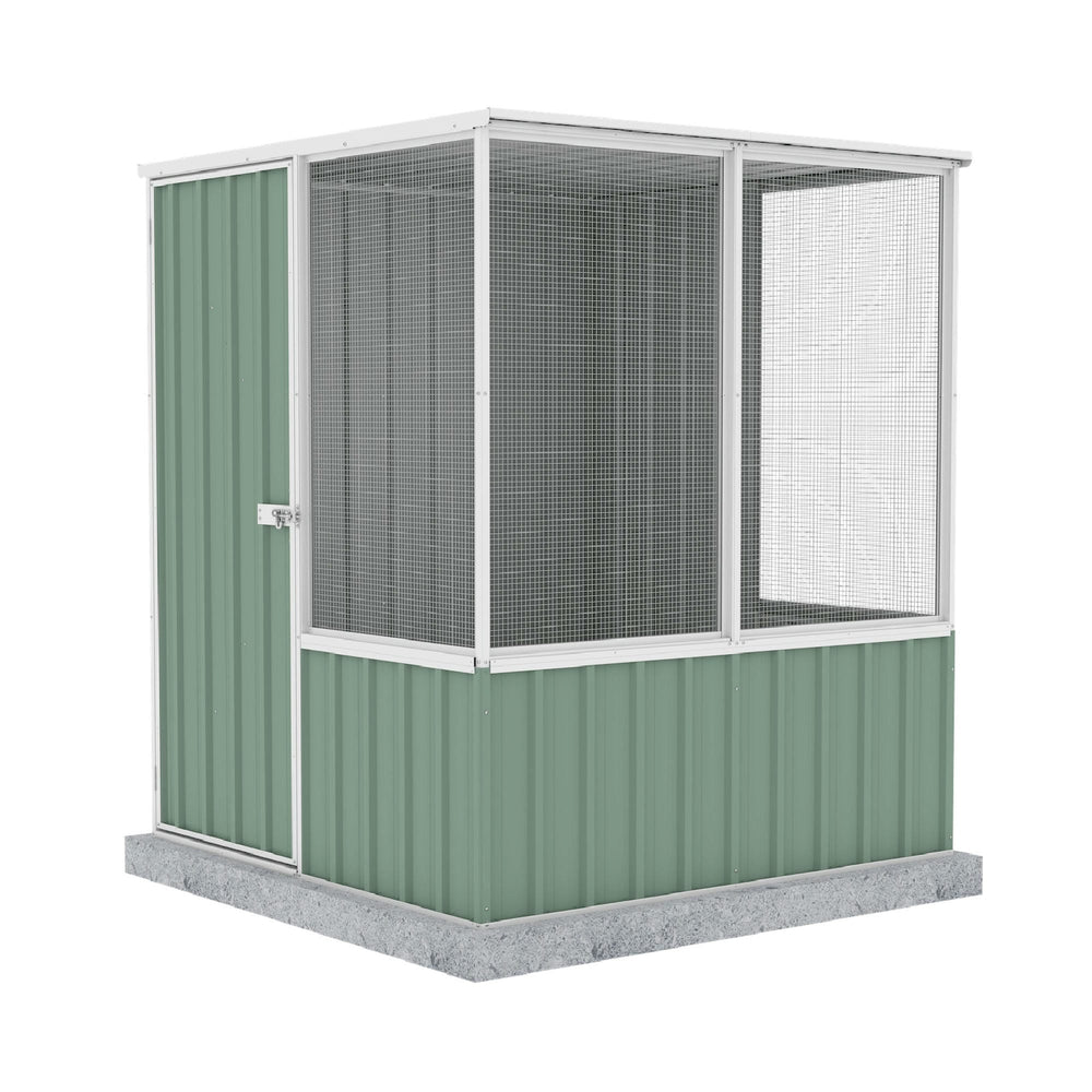 Absco Poultry Paradise 5' x 5' Chicken Coop - Pale Eucalypt