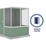Absco Poultry Paradise 5' x 5' Chicken Coop - Pale Eucalypt 