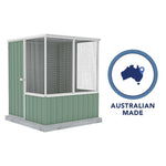 Absco Poultry Paradise 5' x 5' Chicken Coop - Pale Eucalypt 