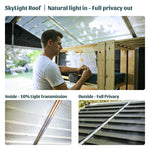 Palram-Canopia SkyLight 6' x 12' Shed - Gray-HG9612GY-Garage Giant 
