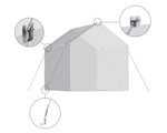 Palram-Canopia Anchor Kit for Most Canopia Greenhouses and Skylight/Rubicon Sheds-HG1029-Garage Giant 