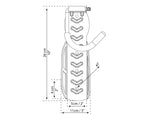 Palram-Canopia Yukon, Rubicon and Skylight Utility Shed Bike Hook-HG1086-Garage Giant 