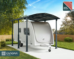 Palram-Canopia Arcadia Alpine 12' x 16' Carport - Gray/Gray-HG9125-Garage Giant 