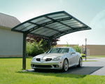 Palram-Canopia Arizona Wave 5000 10' x 16' Metal Carport-HG9105-Garage Giant 