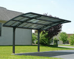 Palram-Canopia Arizona Wave 5000 10' x 16' Metal Carport-HG9105-Garage Giant 