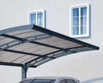Palram-Canopia Arizona Wave 5000 10' x 16' Metal Carport-HG9105-Garage Giant 