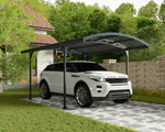 Palram-Canopia Atlas 5000 10' x 16' Carport - Gray/Bronze-HG9136-Garage Giant 