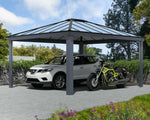 Palram-Canopia Colorado 14' x 16' Carport - Gray/Gray-HG9138-Garage Giant 