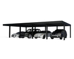 Palram-Canopia Oslo 20' x 40' Carport - Black/Gray-HG9252-Garage Giant 
