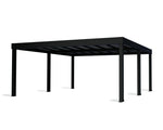Palram-Canopia Oslo 20' x 20' Carport - Black/Gray-HG9250-Garage Giant 
