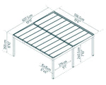 Palram-Canopia Oslo 20' x 20' Carport - Black/Gray-HG9250-Garage Giant 
