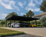 Palram-Canopia Oslo 20' x 30' Carport - Black/Gray-HG9251-Garage Giant 