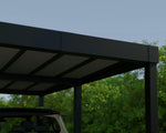 Palram-Canopia Oslo 20' x 20' Carport - Black/Gray-HG9250-Garage Giant 