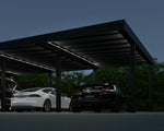 Palram-Canopia Oslo 20' x 40' Carport - Black/Gray-HG9252-Garage Giant 