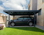 Palram-Canopia Palma 5000 Carport Gray/Gray-HG9134-Garage Giant 
