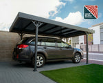 Palram-Canopia Palma 5000 Carport Gray/Gray-HG9134-Garage Giant 